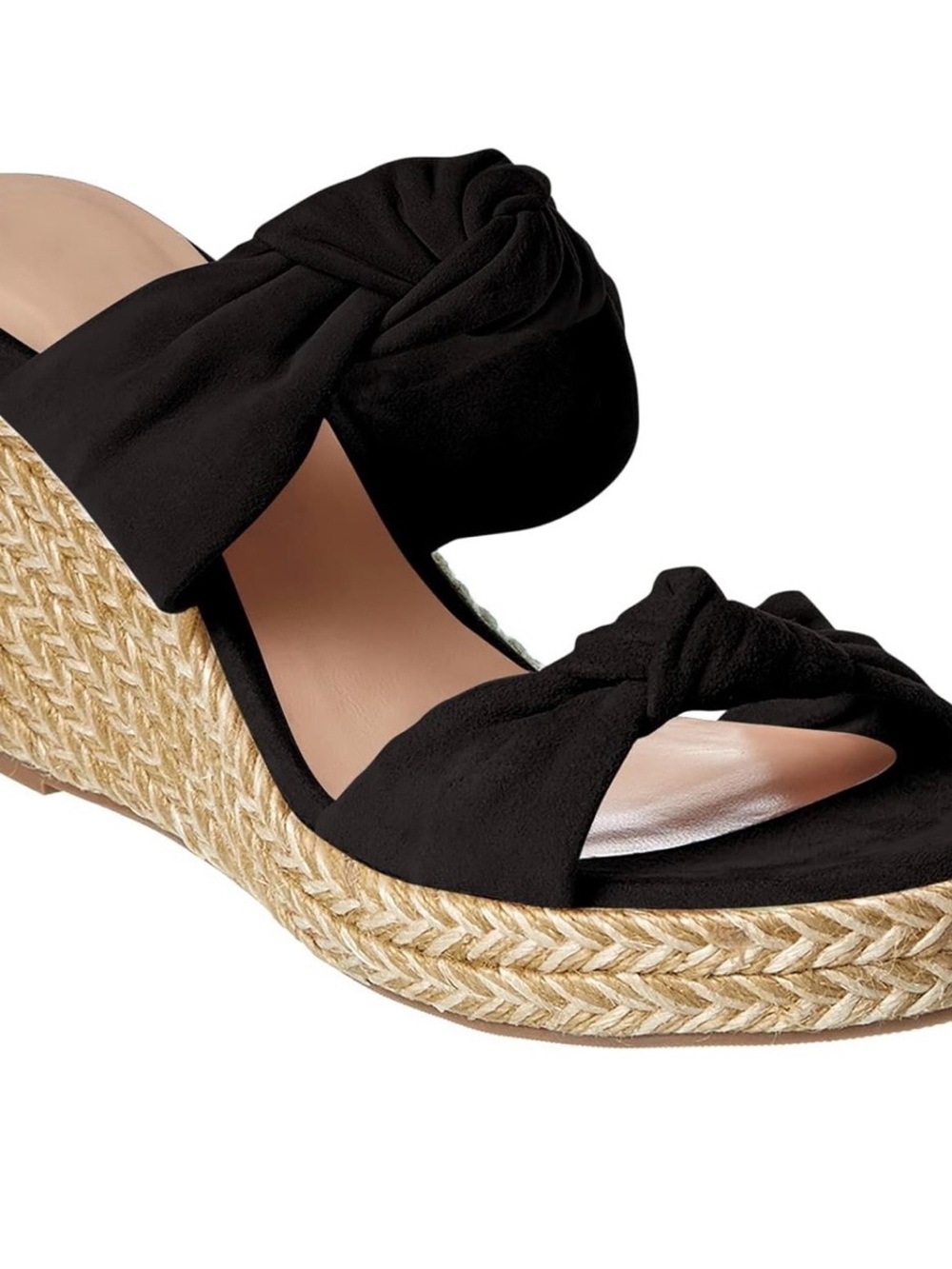 Women’s Slip-on Black Bow Espadrilles